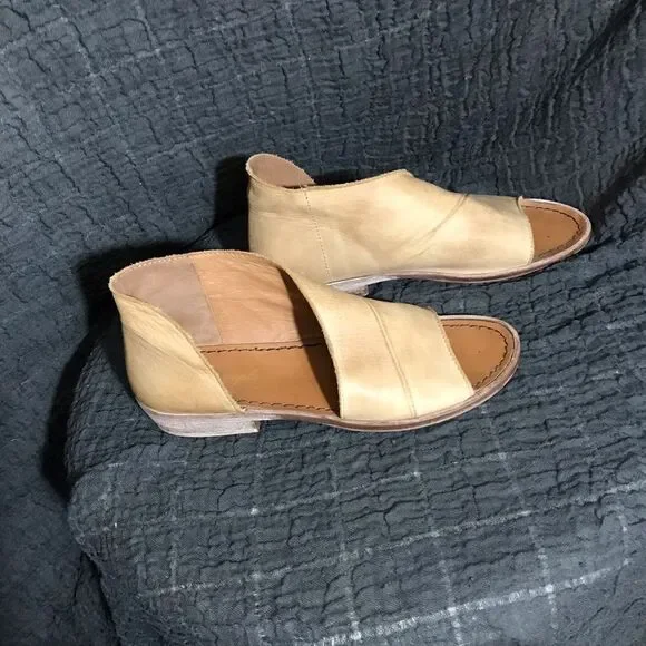 Free People Mont Blanc Leather Sandals  Size 10 - Picture 2 of 6